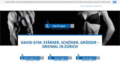 Desktop Screenshot of davidgym.ch